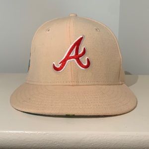 Myfitted EXCLUSIVE Atlanta braves MLB hat.
